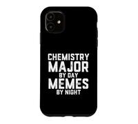 Chimie Major by Day Memes by Night Blague étudiante en Chimie Coque pour iPhone 11