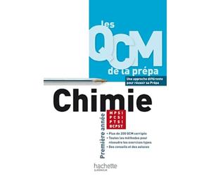 Chimie MPSI-PTSI-PCSI-BCPST 1re année