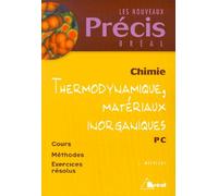 Chimie Pc - Thermodynamique, Matériaux Inorganiques