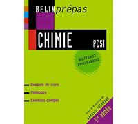 Chimie PCSI