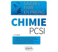 Chimie PCSI - Julien Gerard - Ellipses - broché - Scolaire / Universitaire