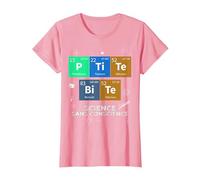 Chimie Petite Bite Science sans Conscience Sarcasme Elément T-Shirt, Femme, Rose, 3XL
