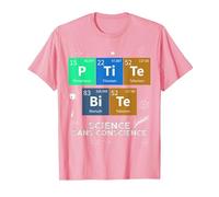 Chimie Petite Bite Science sans Conscience Sarcasme Elément T-Shirt, Homme, Rose, 3XL