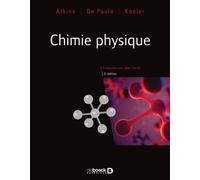 Chimie physique 2021 - Peter William Atkins - De Boeck Supérieur - broché - Scolaire / Universitaire