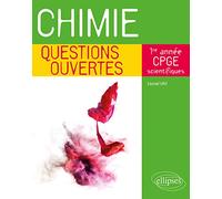 Chimie - Questions ouvertes - 1re année de CPGE scientifiques