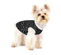 Chimie Scientifique Abstraite,T-Shirt sans Manches en Coton pour Animaux de Compagnie, Gilet Respirant, Extensible et Doux,L