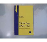 Chimie Sup: MPSI et PTSI