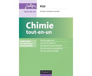 Chimie tout-en-un PCSI
