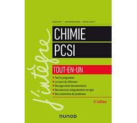 Chimie tout-en-un PCSI - 5e éd.