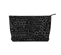 Chimie,Trousse de Toilette en Velours côtelé, Trousse de Maquillage Portable pour Les Voyages