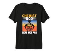 Chimiste BOD Like A Dad BOD I Love Chimie Physicien T-Shirt Haut de Gamme