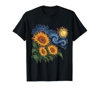 Chimiste du Ciel étoilé des tournesols moléculaires T-Shirt Graphique avec Valeur