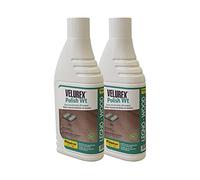 Chimiver - VELUREX POLISH WT | Emulsion aqueuse de cires industrielles avec un très haut point de fusion apte pour l'entretien de sols en bois vernis. 2 bouteilles de 1L