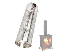 Chimney Pipe Kit - Stainless Steel, Outdoor Wood Stove Pipe | Camp Tent Vent With Screws, Camping Stove Accessory For Wood Stoves, Outdoor Cooking, Tent Heating, Camping, Backpacking
