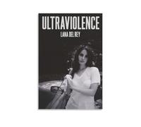CHIMOSHEJI Poster vintage Lana Del Rey Ultraviolence - Art mural décoratif pour chambre à coucher - 40 x 60 cm - Style sans cadre
