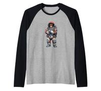 Chimpanzé Astronaute drôle Disant Space Explorer Manche Raglan