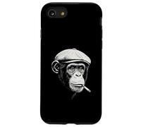 Chimpanzé Cigarette Fume Mafia Meme Singe Coque pour iPhone SE (2020) / 7/8