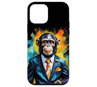 Chimpanzé Costume Singe Drôle Animaux Motif Imprimé Coque pour iPhone 12 mini
