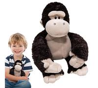 Chimpanzé en peluche, jouet en peluche chimpanzé | Jouet doux et câlin de 9,8 pouces - Jouet chimpanzé, décoration en peluche mignonne, compagnon ludique pour un jeu imaginatif, décoration d'intérieur