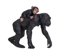 Chimpanzé Et Bébé Wildlife Jouet Figurine 10 CM Hauteur Approx Mojo Fun 387264