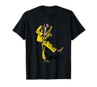 Chimpanzé Saxophone Player Jazz Music Art T-Shirt