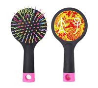 China Ancient Empereur Fils Dragon Motif Salon Démêlant Brosse à Cheveux Coussin Base