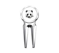 China National Treasure Panda Outline Golf Divot Tool Golf Ball Marker Outil de réparation