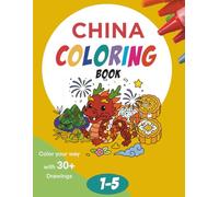 China Themed Coloring Book for Toddlers & Pre-schoolers (English Edition) for Children
