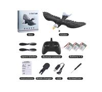 (China3B) Planeur radiocommandé Z59 double canal 2,4 GHz (2023) avec télécommande style aigle et simulateur de