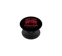Chinatown New York Manhattan Chinese NYC 212 917 Dragon NY PopSockets PopGrip Adhésif