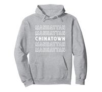Chinatown NYC Retro Thank You, Cadeau de Remerciement pour Hommes et Femmes Sweat à Capuche
