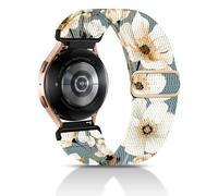 chinbersky 20mm nylon élastique Bracelet compatible avec Samsung Galaxy Watch 4/5/6/7/FE 40mm 44mm Bracelet/Watch 5 Pro/Watch 4&6 Classic/Active 2 40mm 44mm/Watch 3 41mm/Gear Sport/Gear S2 Classic