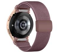 Chinbersky Bracelet Élastique Compatible avec Samsung Galaxy Watch 7/6/5/4/FE 40mm 44mm/5 Pro/6 4 Classic - One Click No Gap avec Fermoir Magnétique Sport Nylon Band