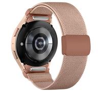 Chinbersky Bracelet Élastique Compatible avec Samsung Galaxy Watch 7/6/5/4/FE 40mm 44mm/5 Pro/6 4 Classic - One Click No Gap avec Fermoir Magnétique Sport Nylon Band