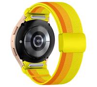 Chinbersky Bracelet Élastique Compatible avec Samsung Galaxy Watch 7/6/5/4/FE 40mm 44mm/5 Pro/6 4 Classic - One Click No Gap avec Fermoir Magnétique Sport Nylon Band