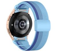 Chinbersky Bracelet Élastique Compatible avec Samsung Galaxy Watch 7/6/5/4/FE 40mm 44mm/5 Pro/6 4 Classic - One Click No Gap avec Fermoir Magnétique Sport Nylon Band