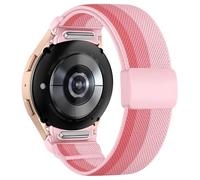Chinbersky Bracelet Élastique Compatible avec Samsung Galaxy Watch 7/6/5/4/FE 40mm 44mm, Watch 5 Pro, 6 4 Classic - One Click No Gap avec Fermoir Magnétique Sport Nylon Band