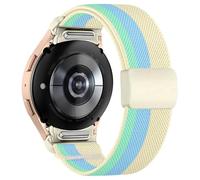 chinbersky Bracelet élastique Compatible avec Samsung Galaxy Watch 7/6/5/4/FE Bracelet 40mm 44mm/Galaxy Watch 5 Pro/Galaxy Watch 6 4 Classic, One Click No Gap avec Fermoir Magnétique Sport Nylon Band
