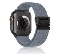 chinbersky Bracelet tressé compatible avec Apple Watch de 42 mm, 41 mm, 40 mm, 38 mm, pour homme et femme, en tissu nylon, avec fermeture parachute, pour iWatch SE Series 10 9 8 7 6 5 4 3 2 1 Ultra