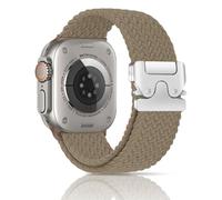 chinbersky Bracelet tressé compatible avec Apple Watch Ultra 2 - 49 mm, 46 mm, 45 mm, 44 mm, 42 mm, pour homme et femme - Bracelet sport en nylon parachute pour iWatch Ultra SE Series 10 9 8 7 6 5 4 3