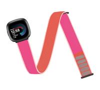 chinbersky Brassard de sport pour bras et cheville compatible avec Fitbit Versa 4/Fitbit Versa 3/Fitbit Sense 2/Fitbit Sense, nylon élastique réglable souple pour l'exercice du jogging pour hommes et