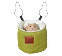 Chinchilla Bed | Nid en peluche douce et confortable - Sac de couchage pour petit animal | pour lapin, écureuil, hérisson, perroquet, temps froid, hiver, détente à la maison, confort
