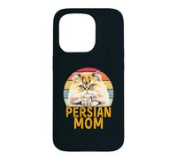 Chinchilla, Chat Persan doré, Maman, rétro, J'aime Mon Chat Coque pour iPhone 15 Pro