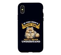 Chinchilla, Chat Persan pour Maman/Papa Coque pour iPhone X/XS