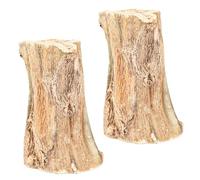 Chinchilla Chew Sticks - Petits bâtonnets de mâchoire en bois - 2 jouets molaires de soin des dents pour lapin, chinchilla, hamster, écureuil, tanins