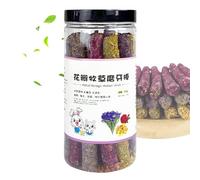 Chinchilla Chew Sticks, Rabbit Stathing Stick, Jouets à mâcher de lapin naturel, dents qui broient les collations de nourriture amusantes en plein air pour chinchillas et autres petits animaux