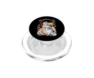 Chinchilla Coquette Catholique Sacrée Vintage Kitsch Chapelet PopSockets PopGrip pour MagSafe