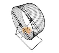 Chinchilla Exercice Wheel - Silent Runner, Tiel Cage Toy | Plateforme de Jouets de Course à Glisser, Hamster Durable Piste d'exercice pour l'activité de Fitness Formation Indoor Play Pet Enrichme