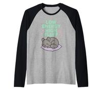 Chinchilla Funny Rongeur Animal Floofy Animal Kawaii Mignon Chill Manche Raglan