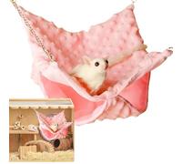 Chinchilla Hammock for Small Pets | Cozy Double Layer Swing for Guinea Pigs, Hamsters, and Ferrets | Soft and Comfortable Cage Accessory for Squirrels | Ideal for Resting and Playing in the Cage